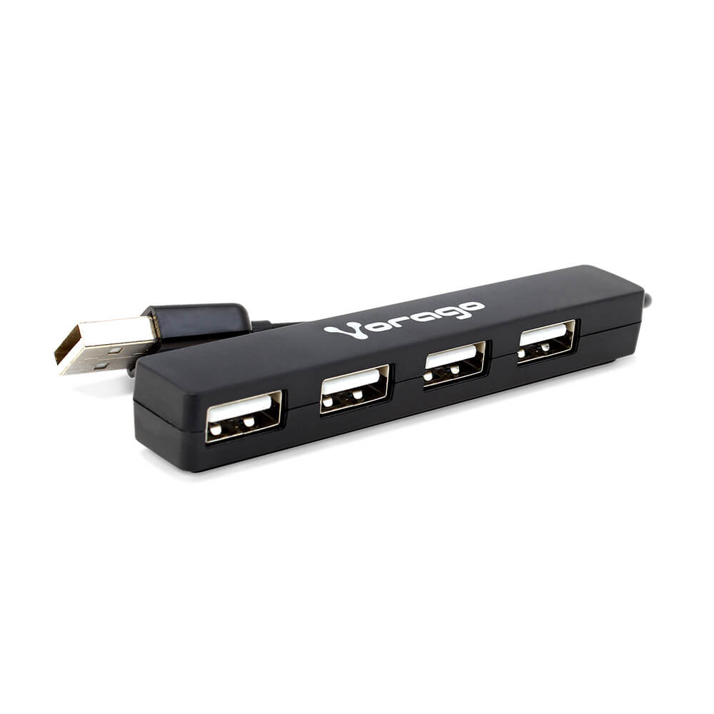 Hub USB VORAGO - 480 Mbit/s, Negro Hub USB VORAGO - 480 Mbit/s, Negro